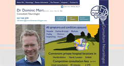 Desktop Screenshot of consultantneurologist.com